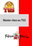 Master class au TGS