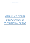 Manuel D`uTILISATION FOG