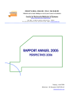 RAPPORT ANNUEL 2005