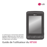 Manuel d`utilisation - Le blog officiel de LG