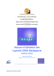 Manuel d`utilisation des Logiciels GESIS Madagascar