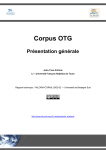 Corpus OTG - Université François Rabelais