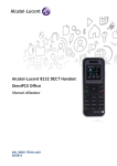 Alcatel-Lucent 8232 DECT Handset OmniPCX Office