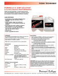 FORMULA X® UHP DÉCAPANT FICHE TECHNIQUE