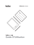 Guide d`utilisation Kobo Aura HD