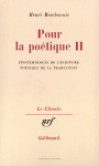 Pour la poétique