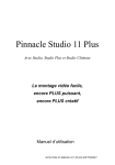Pinnacle Studio 11 Plus - Site de l`académie de Grenoble
