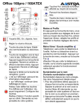 Mode d`emploi succinct pour Office 160pro