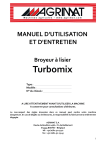 Manuel d`utilisation Mixer