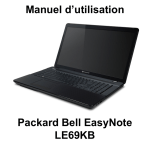 Manuel d`utilisation Packard Bell EasyNote LE69KB