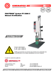 POLYTRON® System PT 2500 E Manuel d`utilisation