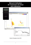 Manuel d`utilisation de l`expansion de temps pour