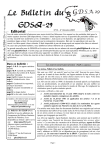Le Bulletin du GDSA-29