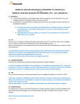 Questions / Réponses DP janvier 2012