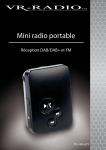 Mini radio portable