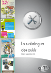 Le catalogue des outils