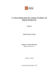 L`autocratisme dans les romans d`enfance de Réjean Ducharme