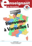 de Versailles - Lettre d`informations - SE-Unsa