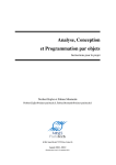 Analyse, Conception et Programmation par objets