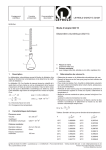 Mode d`emploi 382 15 Dilatomètre volumétrique (382 15)