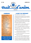 Trait d`union N° 56