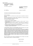 Lettre du 03.08.2005