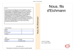 Nous, fils d`Eichmann