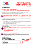 TEMPS PARTIEL MODE D`EMPLOI - Sections locales du SE-UNSA