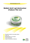 Boldair Activ` gel destructeur d`odeurs Thé vert