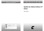 Système de vidéosurveillance 10” Santec