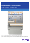 Mode d`emploi pour le relevé des compteurs double tarif