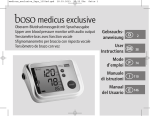 Mode d`utilisation du tensiomètre BOSO MEDICUS EXCLUSIVE