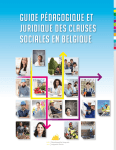 Guide pédagogique et juridique des clauses sociales en - Saw-B