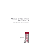 Manuel d`installation PRO3-VAQ B