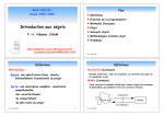 Introduction aux objets