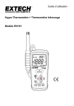 Guide d`utilisation Hygro-Thermomètre + Thermomètre Infrarouge