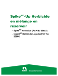 SpikeMD-Up Herbicide en mélange en réservoir
