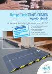 Rampe Tiroir TRaiT d`union marche simple