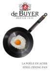 LA POÊLE EN ACIER STEEL FRYING PAN