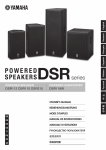 DSR112/DSR115/DSR118W/DSR215 Owner`s Manual
