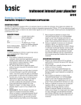 IFT Technical Data Sheet French