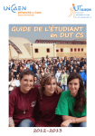 GUIDE DE L`ÉTUDIANT en DUT CS