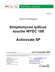 RD2007-10 Décision d`homologation