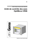 Unité de contrôle des axes OptiMove CR06