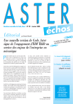 ASTER échos, dernières nouvelles du Code_Aster n° 39 Janvier 2003