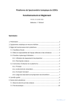 Règlement et fonctionnement de la plateforme - LIENSs