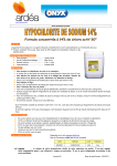 L`hypochlorite de sodium est un agent nettoyant et désinfectant et