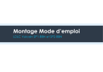 Montage Mode d`emploi