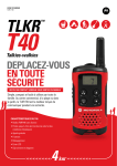 Fiche technique Motorola TLKR T40