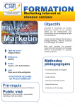 Marketing internet - Centre de formation professionnelle (CFORPRO)